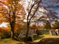 高取城跡の紅葉